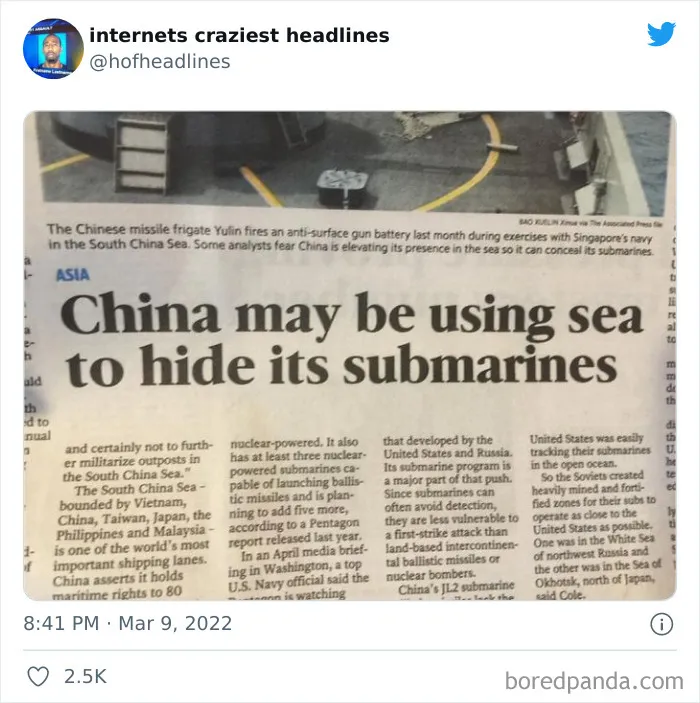 This Twitter Account Posts The Funniest Headlines Spotted Online (50 Pics)