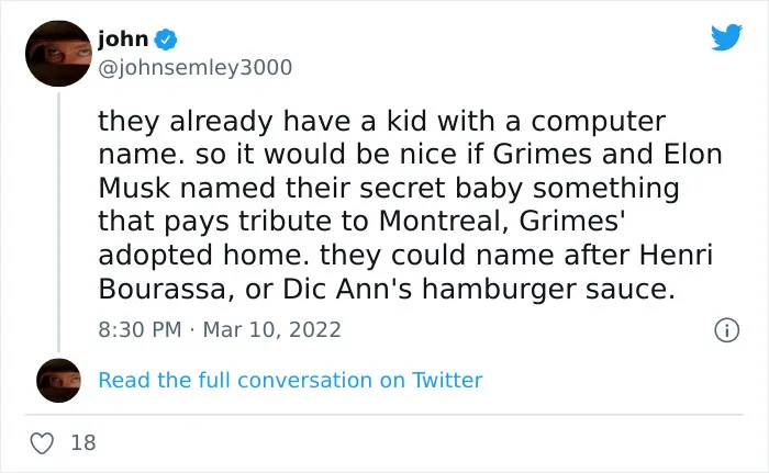 Elon Musk And Grimes Welcomed Their Second Child, And The Internet Was Blessed With These 30 Reactions