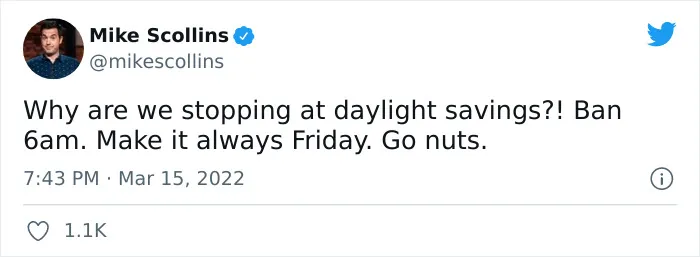 The US Senate Just Voted To Make Daylight Saving Time Permanent In 2023, And Here Are 30 Of People's Best Reactions