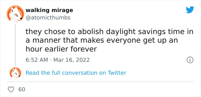 The US Senate Just Voted To Make Daylight Saving Time Permanent In 2023, And Here Are 30 Of People's Best Reactions