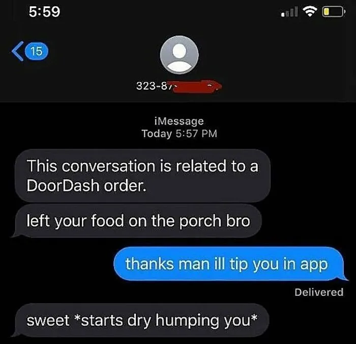 35 Texts From Food Delivery Workers That Might Make You Laugh