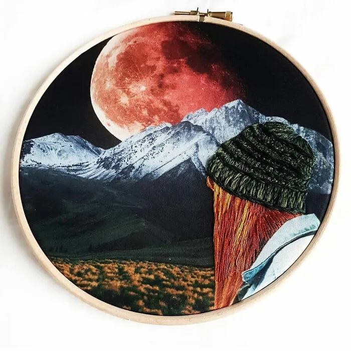 My 41 Embroideries I Made By Using The Mixed Technique Of Embroidery And Printed Fabrics (41 Pics)
