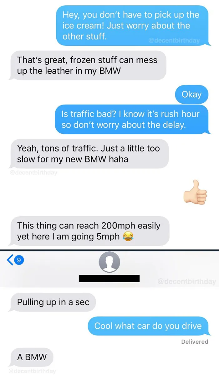I Think My Instacart Driver Wanted To Tell Me Something