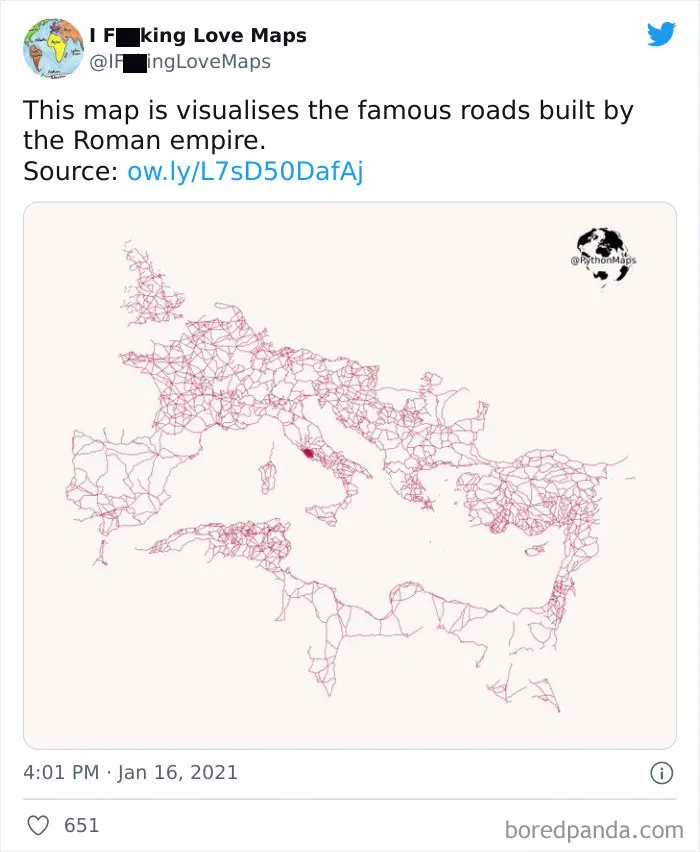 35 Unusual Maps That Might Change How You See The World, As Shared In This Online Account