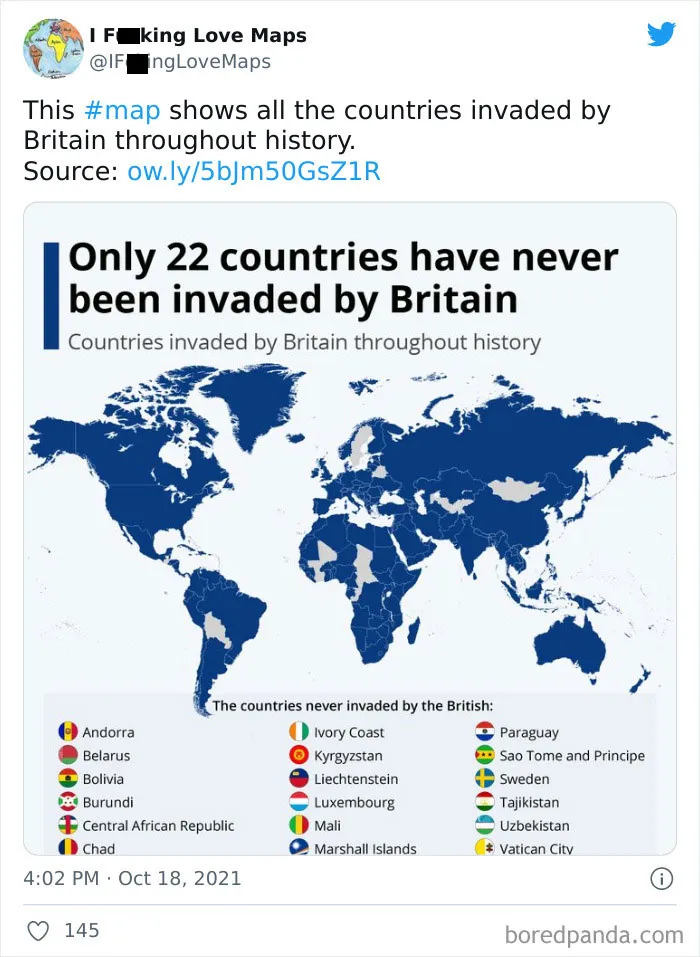 35 Unusual Maps That Might Change How You See The World, As Shared In This Online Account