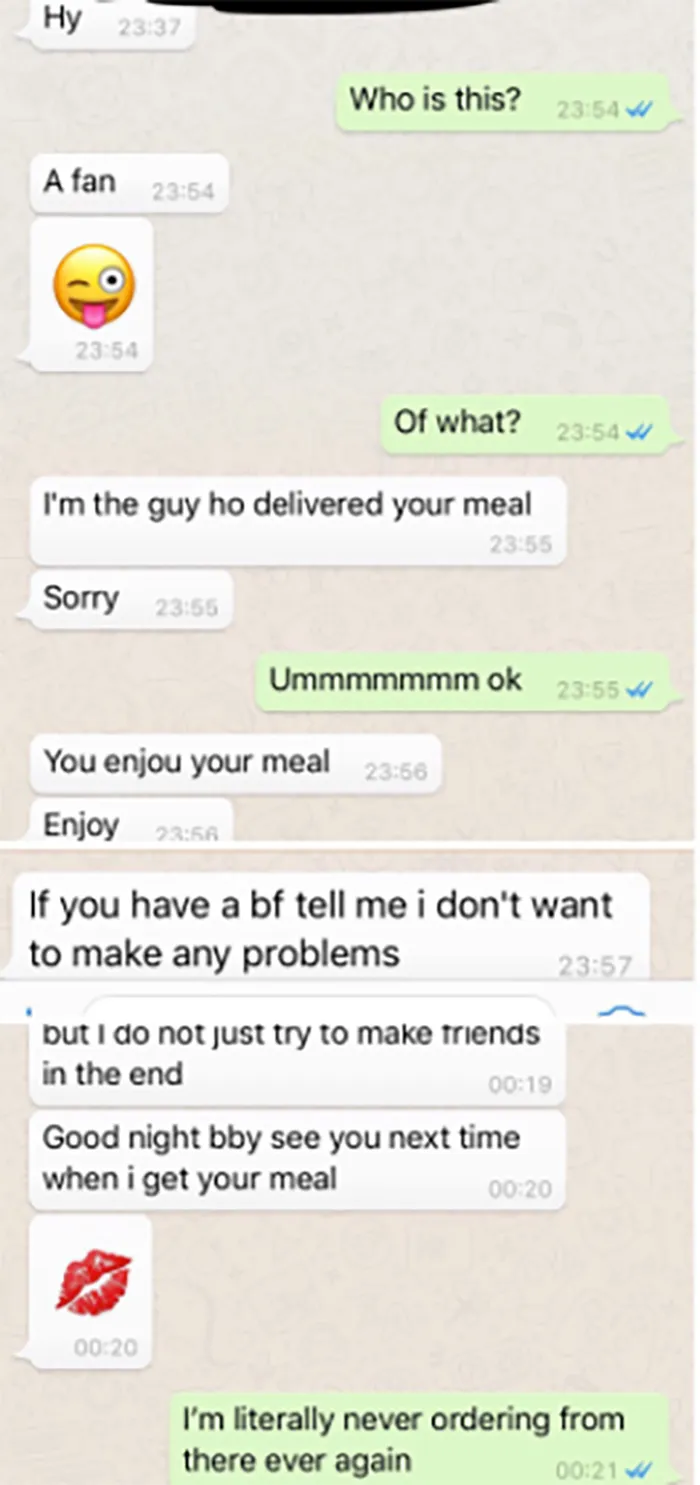 35 Texts From Food Delivery Workers That Might Make You Laugh