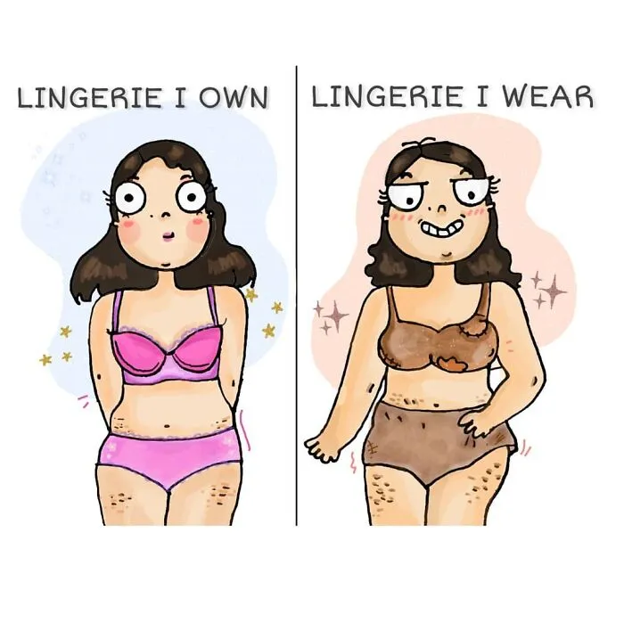 26 New Honest Comics That Illustrate What Girls Have To Deal With Every Day By This Artist