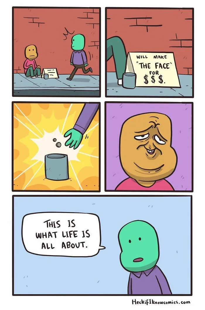 Artist Made These 40 Hilariously Absurd Comics With Ridiculously Unexpected Twists
