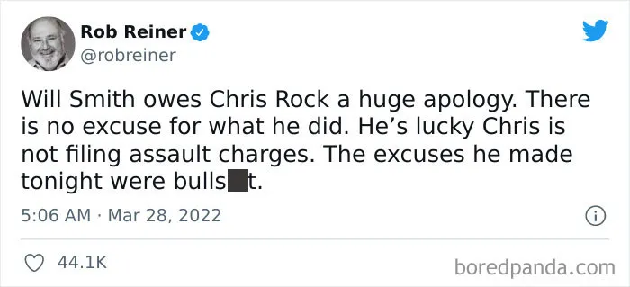 Here’s How People Reacted To Will Smith Slapping Chris Rock During The Live Oscars Broadcast (40 Posts)