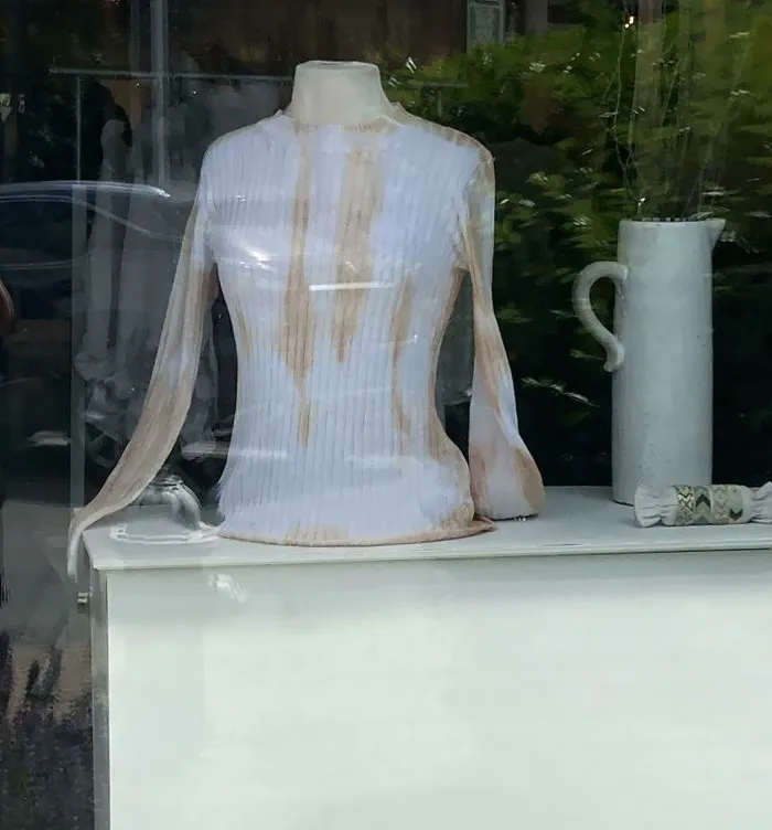 This Shirt That Looks Like It’s Covered In Coffee Stains