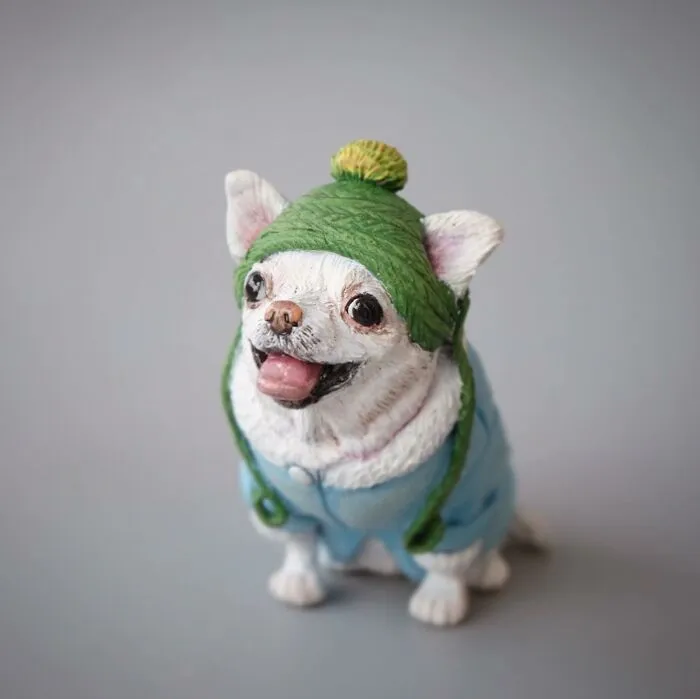 Here’s My Collection Of 31 Dog Sculptures That I Made From Polymer Clay