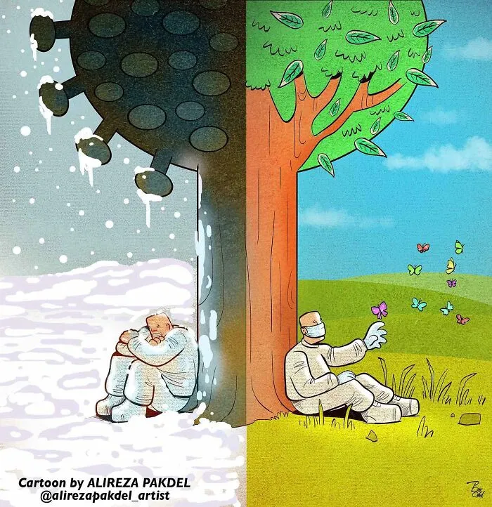 Este artista muestra los problemas de la sociedad moderna, y aquí tienes 30 nuevas ilustraciones suyas
