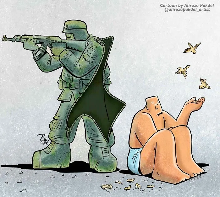 Este artista muestra los problemas de la sociedad moderna, y aquí tienes 30 nuevas ilustraciones suyas