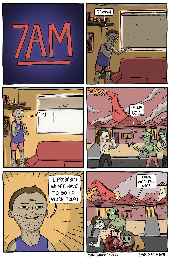 27 Comics With Unexpected Endings By Mike Greaney