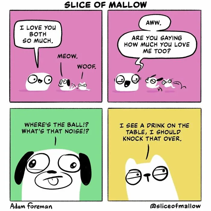 This Artist Makes Colorful Comics With Wholesome And Funny Endings, And Here's The Result (30 Pics)