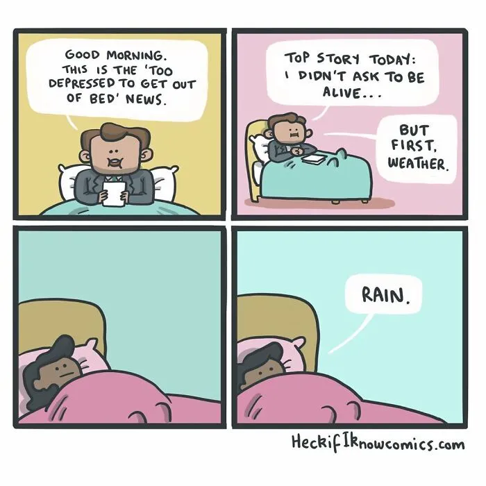 Artist Made These 40 Hilariously Absurd Comics With Ridiculously Unexpected Twists