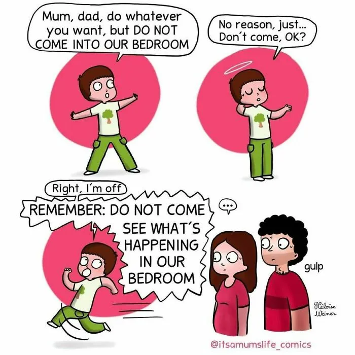 15 Relatable Comics By This Artist Capture What It's Like Being A Mom