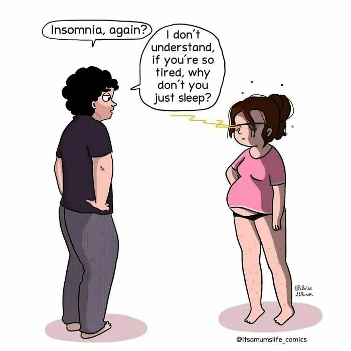 15 Relatable Comics By This Artist Capture What It's Like Being A Mom