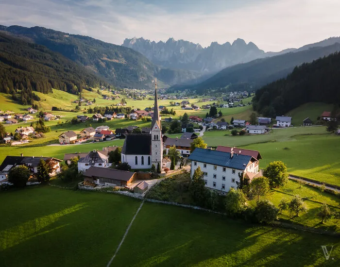 Gosau On A Sunny Day (Austrian Alps)