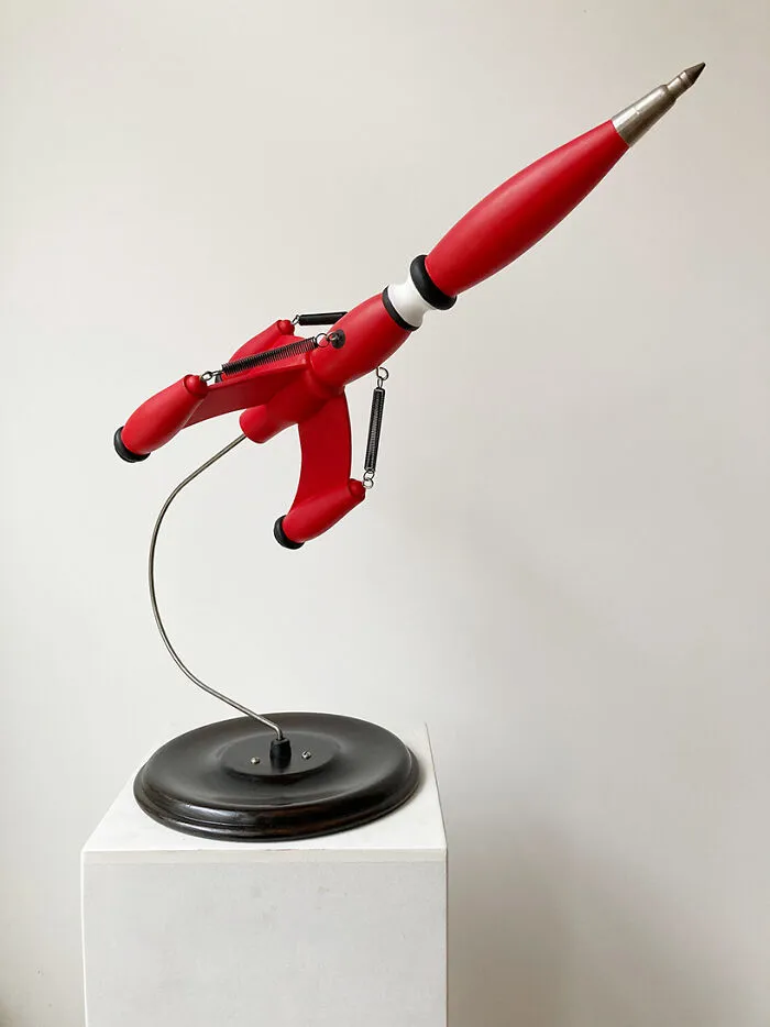 I Created A Series Of Fantasy Model Rockets Made From Waste Found In The Empty Streets (13 Pics)