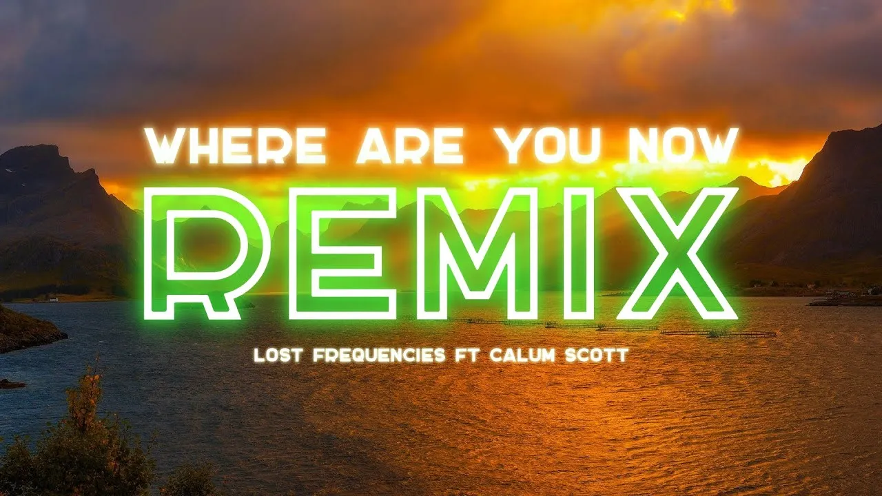 Lost Frequencies Ft Calum Scott - Where Are You Now 🎶 (Remix)