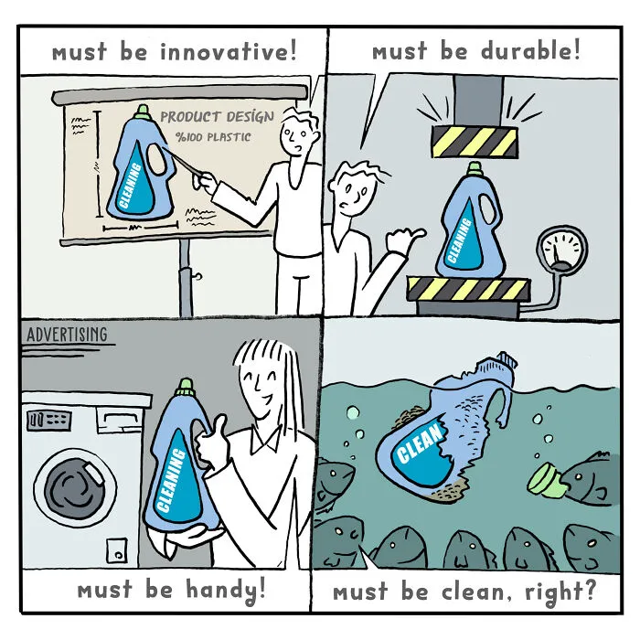 I Create Cartoons That Show How Ridiculous Our Society Is (30 Pics)