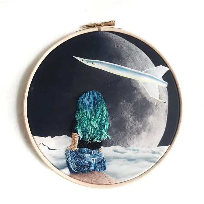 My 41 Embroideries I Made By Using The Mixed Technique Of Embroidery And Printed Fabrics (41 Pics)