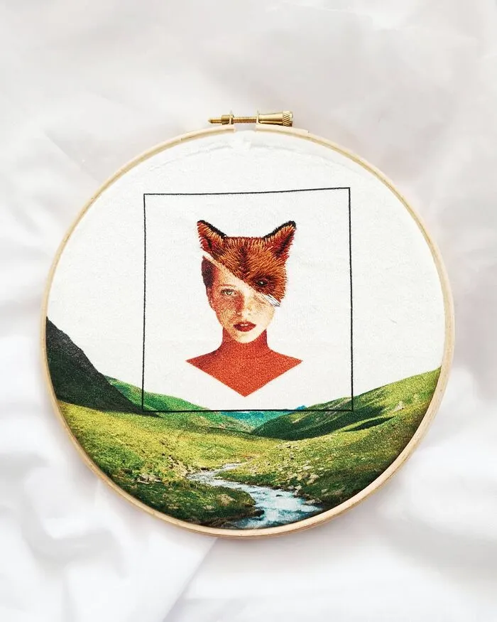 My 41 Embroideries I Made By Using The Mixed Technique Of Embroidery And Printed Fabrics (41 Pics)