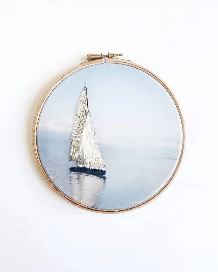 My 41 Embroideries I Made By Using The Mixed Technique Of Embroidery And Printed Fabrics (41 Pics)