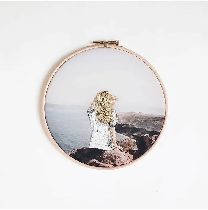 My 41 Embroideries I Made By Using The Mixed Technique Of Embroidery And Printed Fabrics (41 Pics)