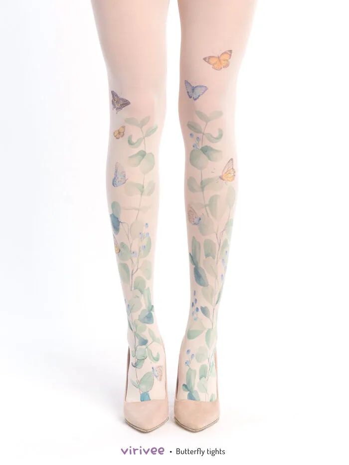I Designed These Floral Tights And They Look As If You Are Wearing The Meadow On Your Legs (25 Pics)