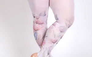 I Designed These Floral Tights And They Look As If You Are Wearing The Meadow On Your Legs (25 Pics)