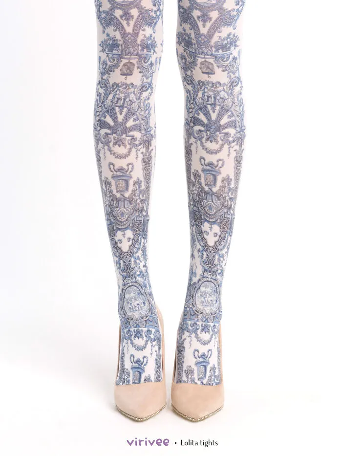 I Designed These Floral Tights And They Look As If You Are Wearing The Meadow On Your Legs (25 Pics)