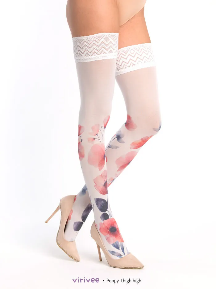 I Designed These Floral Tights And They Look As If You Are Wearing The Meadow On Your Legs (25 Pics)