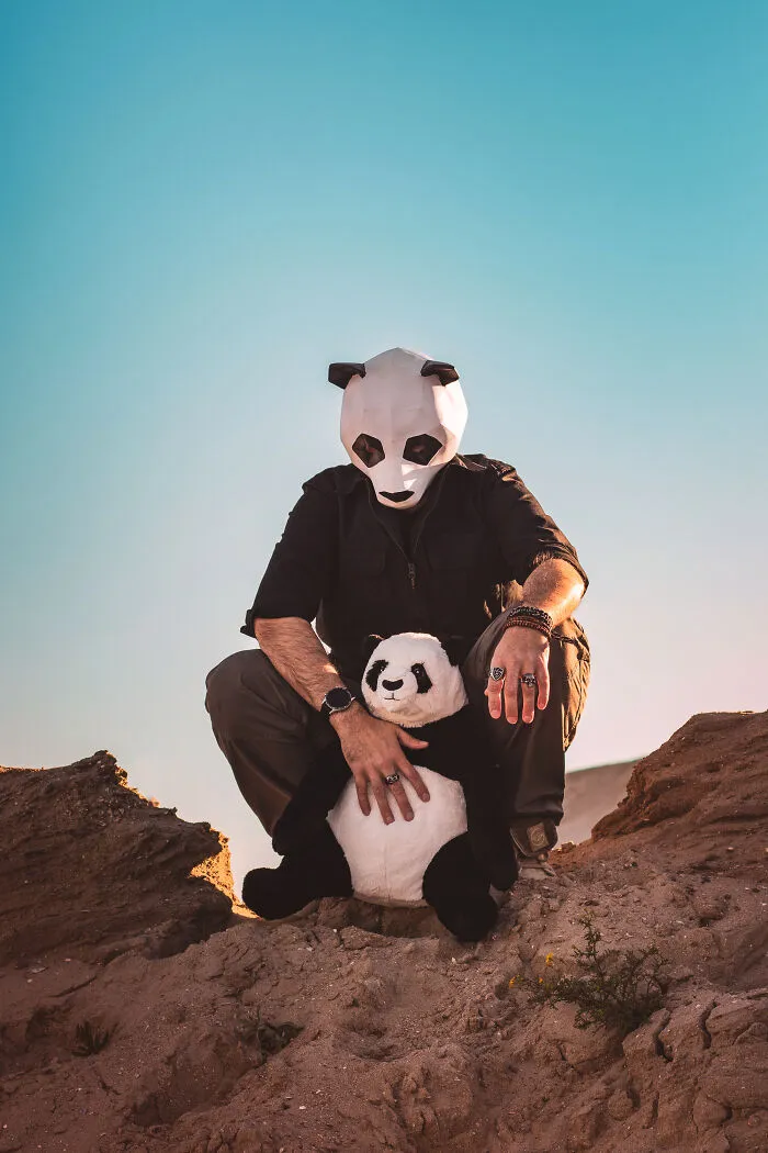 I Did A Photoshoot Inspired By Pandas And I Titled It "Pandapocalypse" (11 Pics)