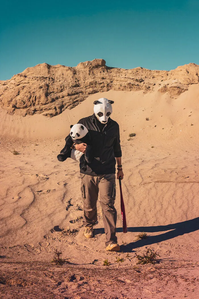 I Did A Photoshoot Inspired By Pandas And I Titled It "Pandapocalypse" (11 Pics)