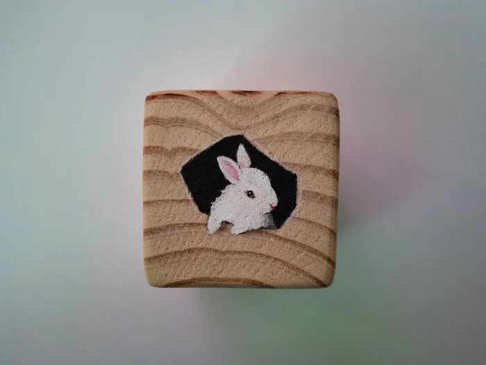 I Paint Animals On Wooden Cubes (12 Pics)