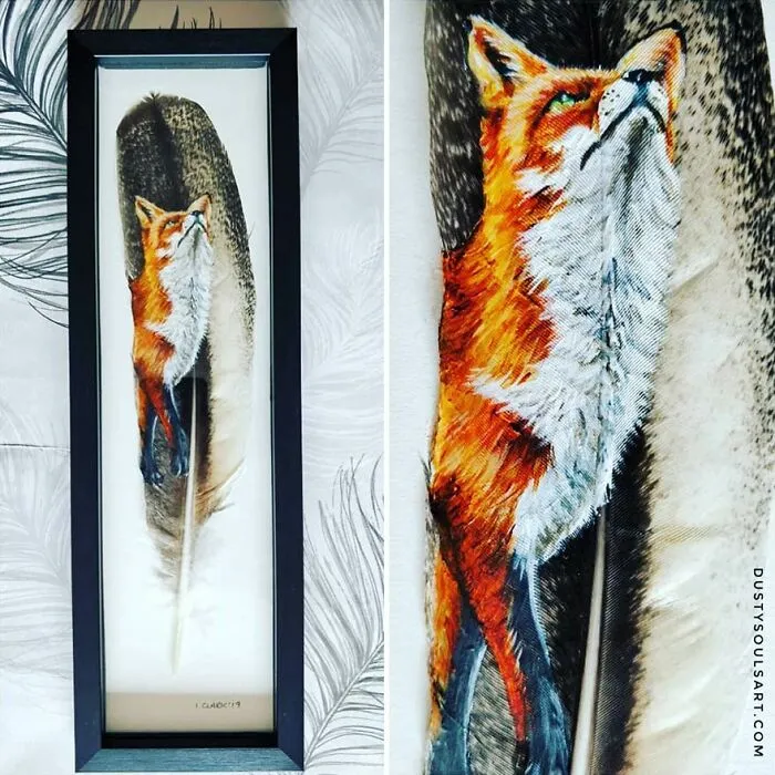 I’m Surviving Lockdown By Painting On Feathers (30 New Pics)