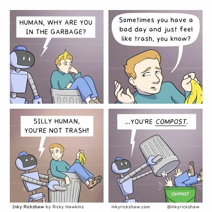 30 Hilarious Comics With Unexpected Endings By This Artist