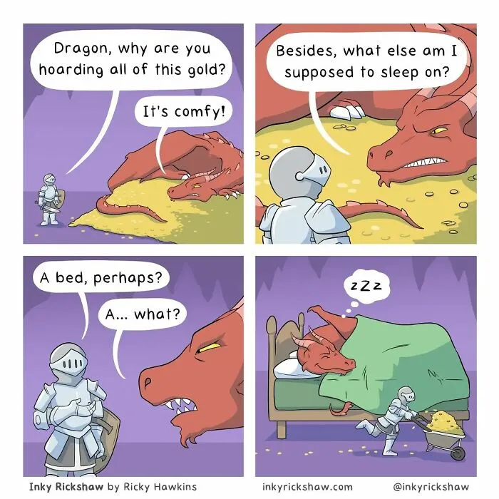 30 Hilarious Comics With Unexpected Endings By This Artist