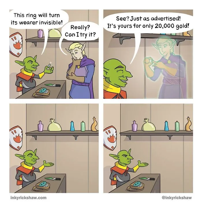 30 Hilarious Comics With Unexpected Endings By This Artist
