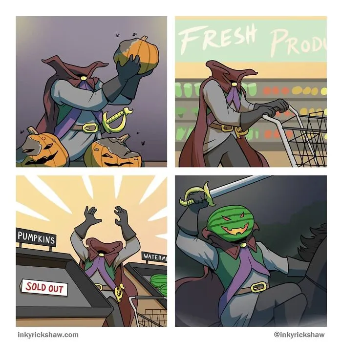 30 Hilarious Comics With Unexpected Endings By This Artist