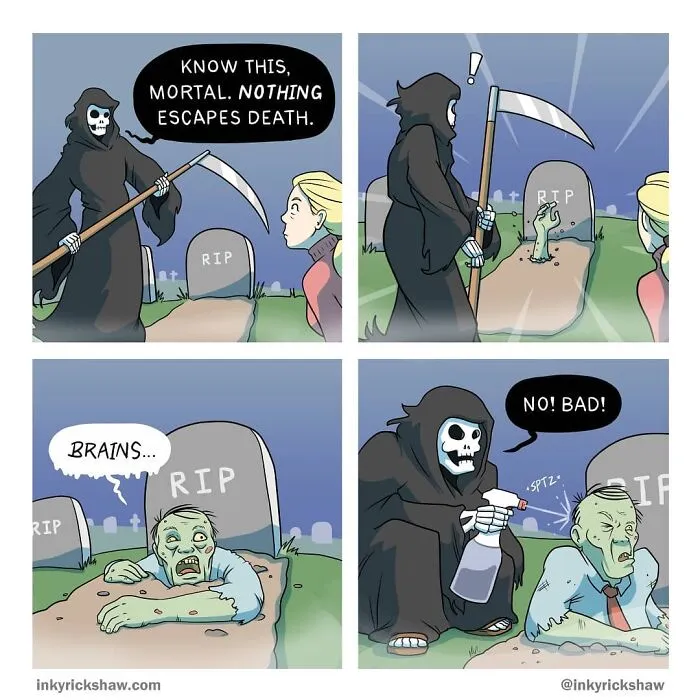 30 Hilarious Comics With Unexpected Endings By This Artist