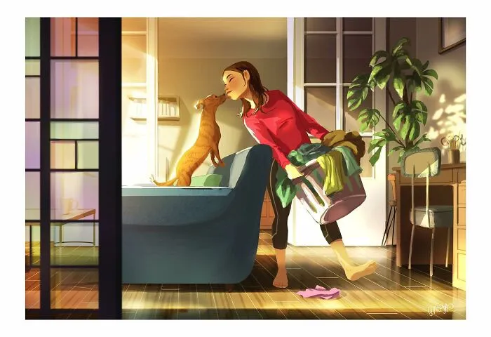Si aún no sabes qué mascota elegir, las ilustraciones de esta artista te ayudarán a decidir