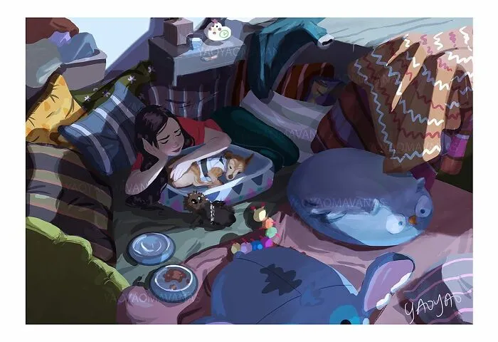 Si aún no sabes qué mascota elegir, las ilustraciones de esta artista te ayudarán a decidir