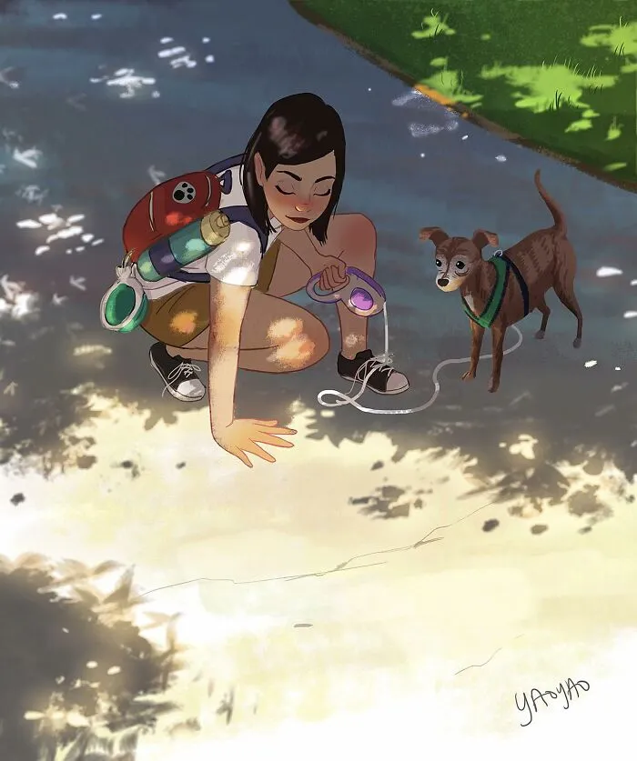 Si aún no sabes qué mascota elegir, las ilustraciones de esta artista te ayudarán a decidir