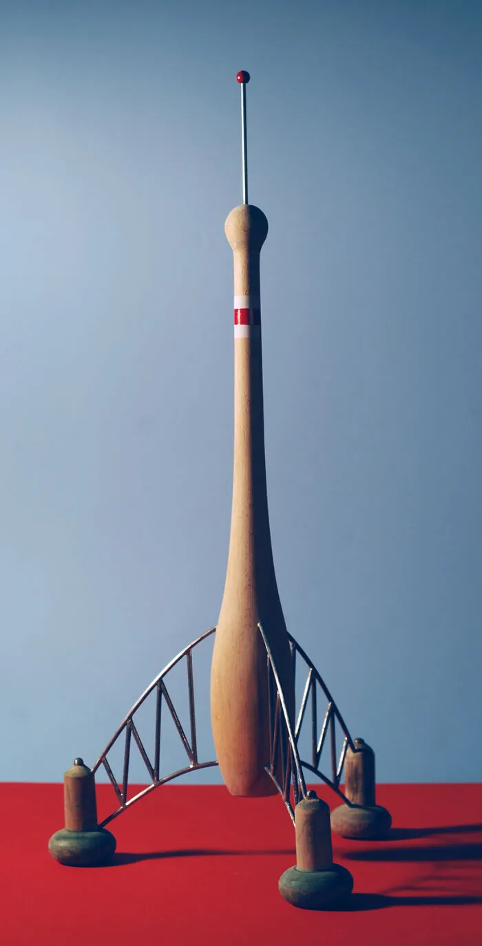 I Created A Series Of Fantasy Model Rockets Made From Waste Found In The Empty Streets (13 Pics)
