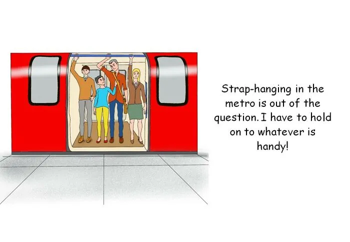 My 19 Illustrations Show What It's Like To Be A Short Person
