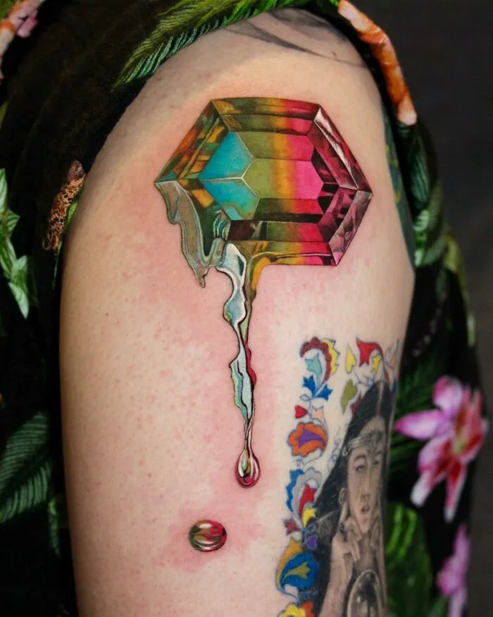 People Go To This Artist For "Permanent Jewelry" Tattoos (40 Pics)