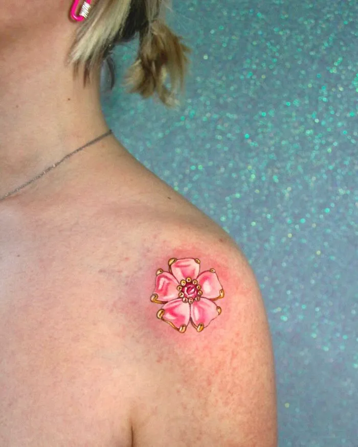People Go To This Artist For "Permanent Jewelry" Tattoos (40 Pics)